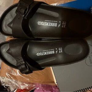 Birkenstock Textured Black Slides